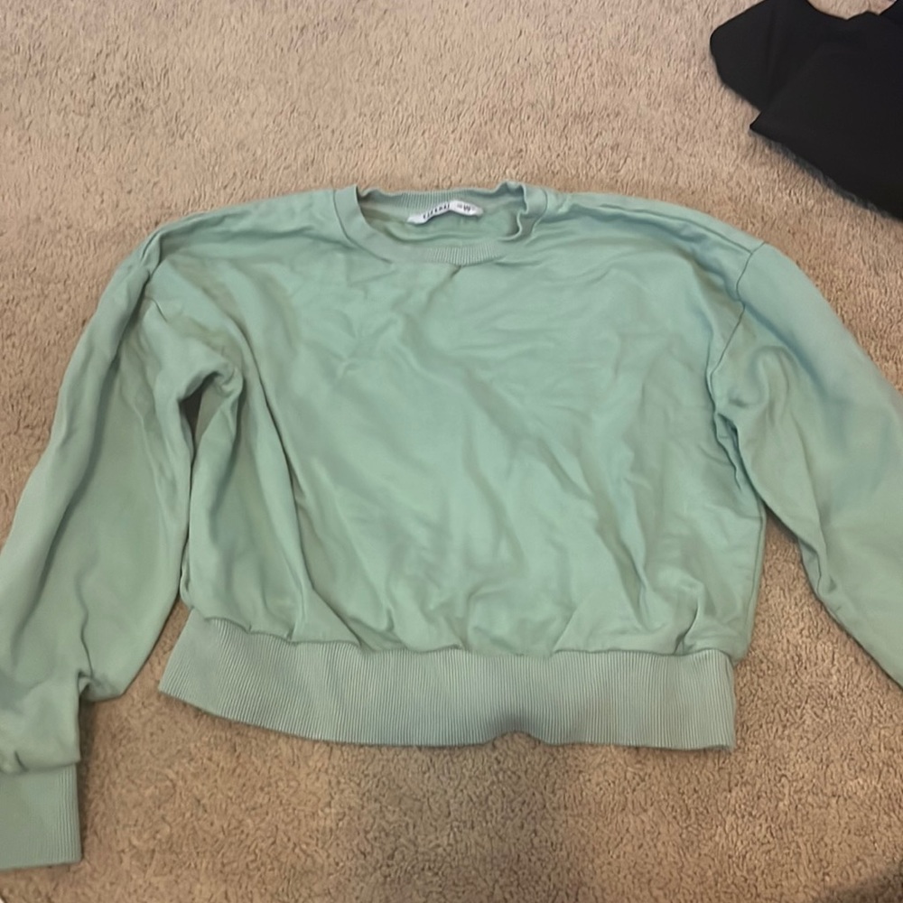 Tiffosi turquoise cropped sweater